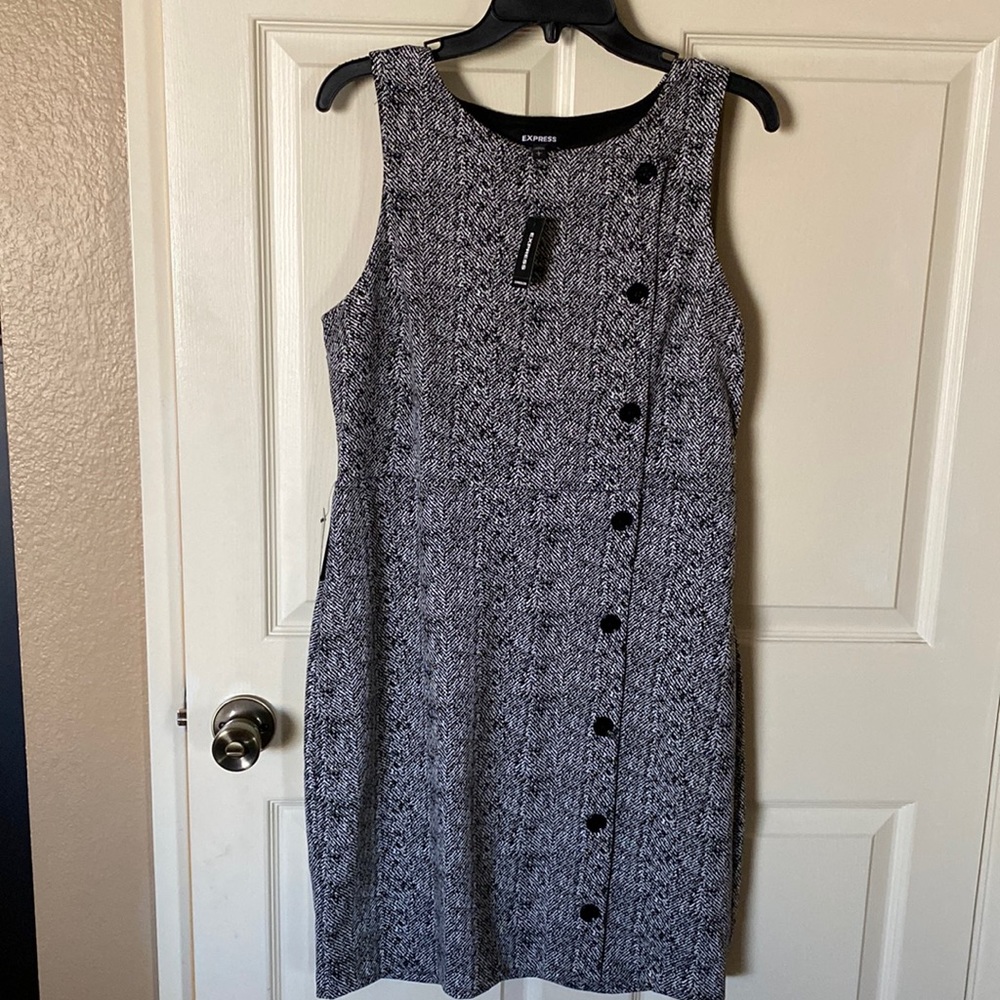 Black and white dress